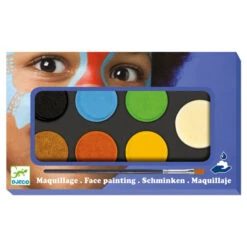 Djeco Kinderschmink-Palette 6 Farben Natur