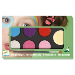 Djeco Kinderschmink-Palette 6 Farben Sweet