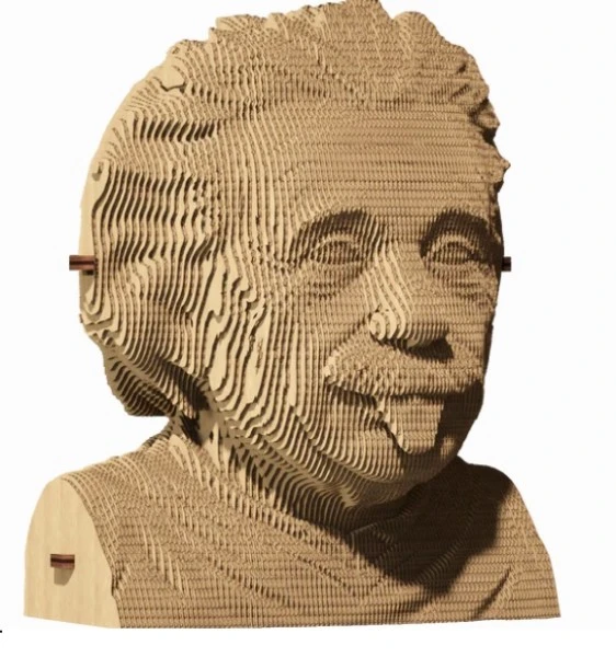 Cartonic 3D Puzzle EINSTEIN Aus Recycelter Pappe