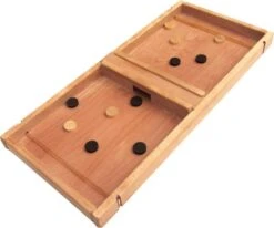 Aktionsspiel Flitzpuck Aus Holz
