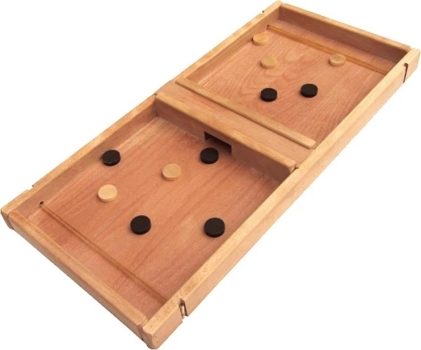 Aktionsspiel Flitzpuck Aus Holz
