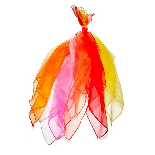 Henrys Jongliertuch-Set Feuer 6 Tücher, 65cm X 65cm