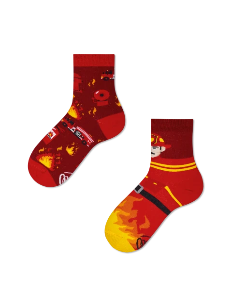 Many Mornings Socken The Fireman Kids Gr. 27-30