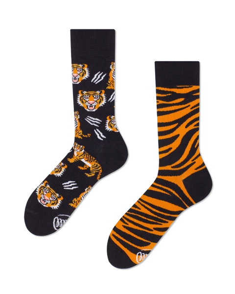 Many Mornings Socken Feet Of The Tiger 31-34