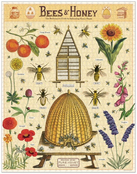 Cavallini & Co. Vintage Puzzle Bees & Honey 1000 Teile – Bild 2