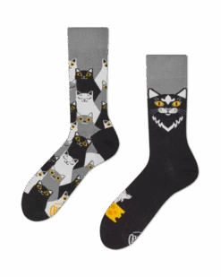 Many Mornings Socken Black Cat 43-46