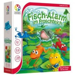 SMARTGames Kinderspiel Fischalarm Im Froschteich