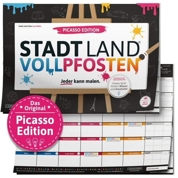 Denkriesen Stadt Land Vollpfosten Picasso Edition