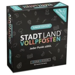 Denkriesen Stadt Land Vollpfosten Kartenspiel Junior Edition