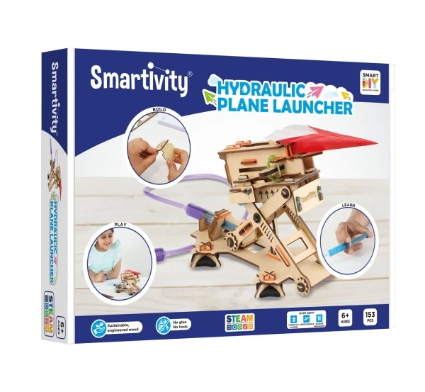 Smartivity Bausatz Hydraulic Plane Launcher