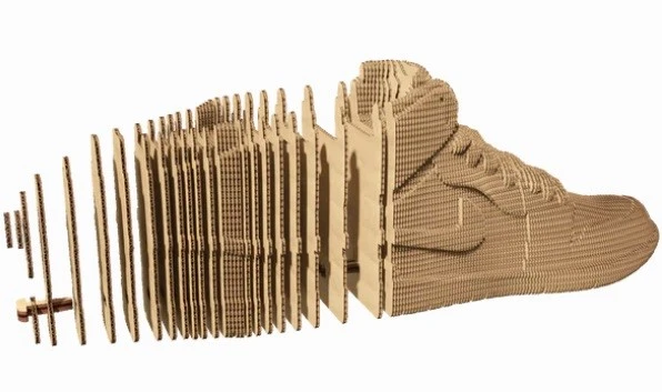 Cartonic 3D Puzzle SNEAKER Aus Recycelter Pappe – Bild 2