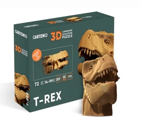 Cartonic 3D Puzzle T-REX Aus Recycelter Pappe – Bild 4
