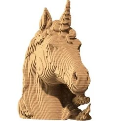 Cartonic 3D Puzzle EINHORN Aus Recycelter Pappe