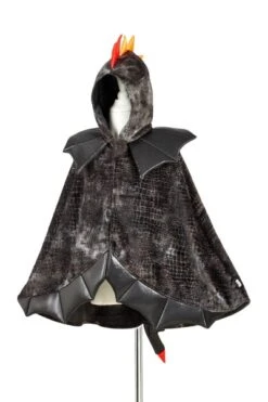 Souza For Kids Dragon Cape Black, 4-7 Jahre Drachenumhang