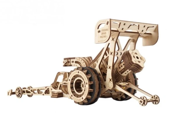Ugears Modellbausatz Dragster – Bild 3