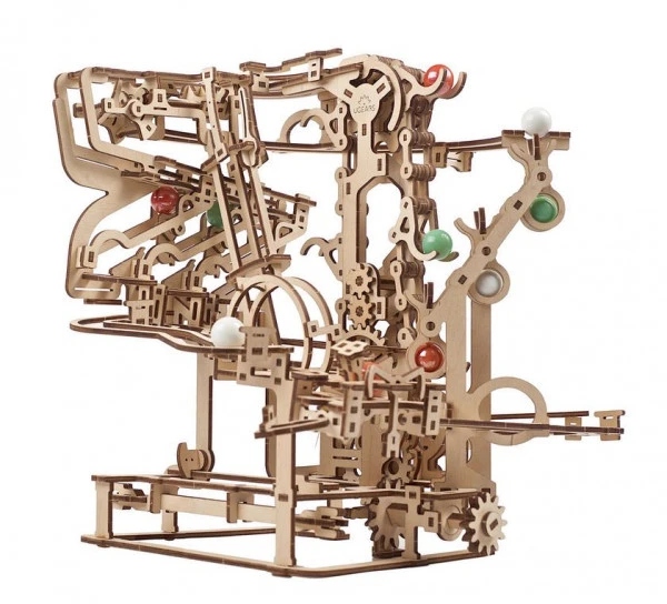 Ugears Modellbausatz Murmel-Kettenbahn
