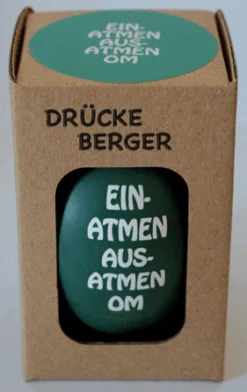 Crazy Three Drückeberger- Einatmen-Ausatmen-Om Anti-Stressball Mit Bioknete