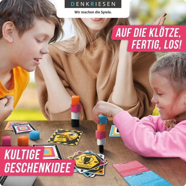 Denkriesen Ranklotzen "Auf Die Klötze Fertig, Los! 6 Spieler Edition – Bild 3