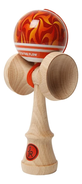 Kendama Record+ Wildfire Match Clear Buche /Buche – Bild 2