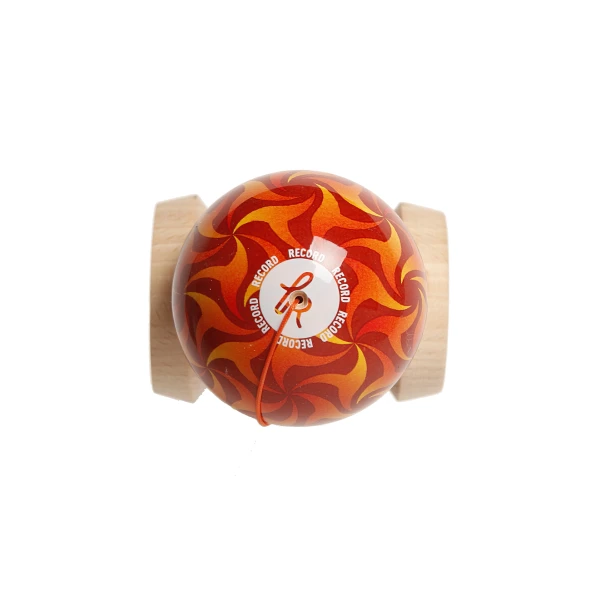 Kendama Record+ Wildfire Match Clear Buche /Buche – Bild 4
