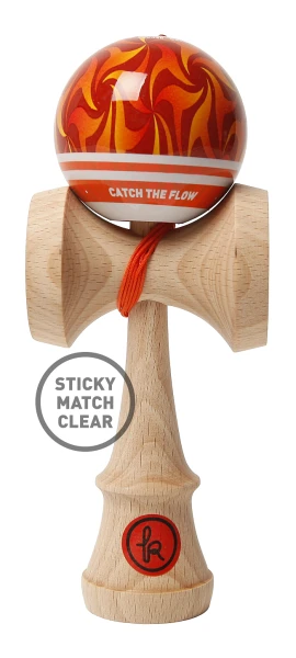 Kendama Record+ Wildfire Match Clear Buche /Buche